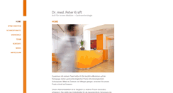 Desktop Screenshot of praxis-peter-kraft.de